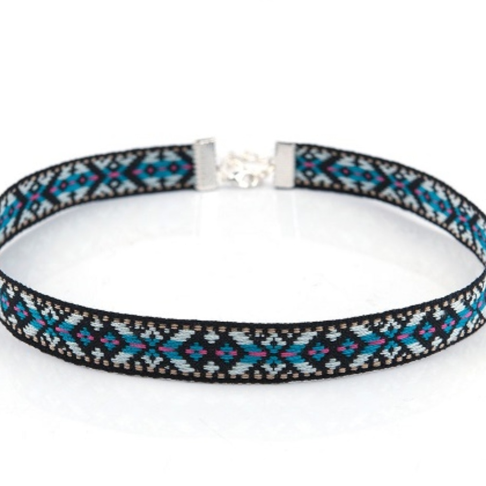 2 Pack New Fresh Ocean Blue Sexy Choker Necklace - Picture 3 of 5